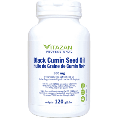 Black Cumin Seed Oil 500MG Organic 120 SGels