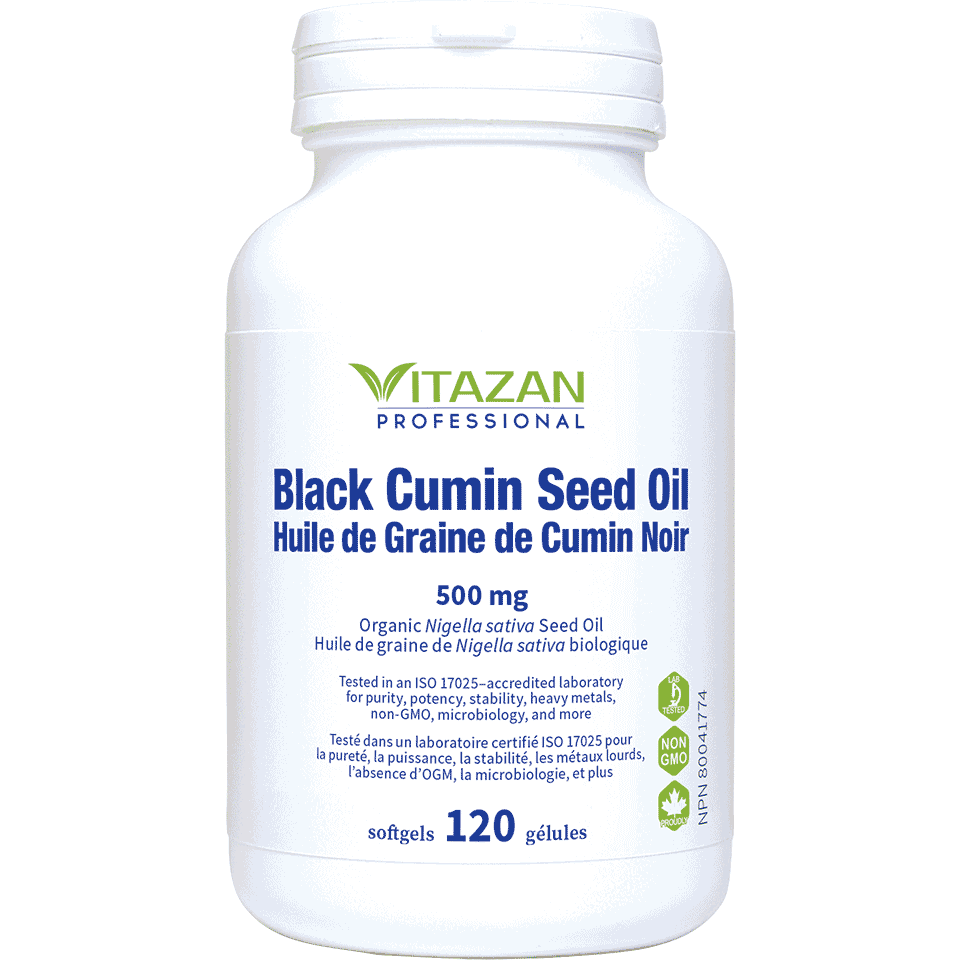 Black Cumin Seed Oil 500MG Organic 120 SGels