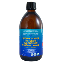 Load image into Gallery viewer, Organic Castor Oil 500mL 100% Pure, Hexane-Free, Extra Virgin