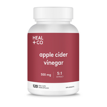 Load image into Gallery viewer, Apple Cider Vinegar 500mg 5:1 Extract 120VCaps