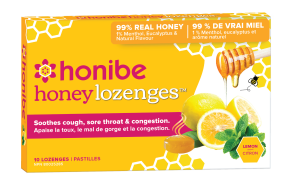 100% Honey Lozenges w/Menthol & Eucalyptus 10 Pack