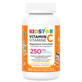 Vitamin C 250mg Sugar Free Tangerine 60 Chewable Tablets