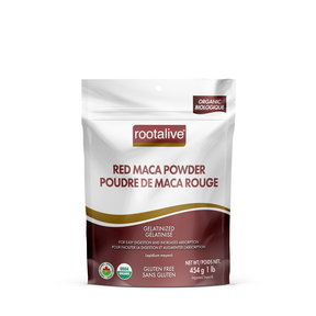 Organic Red Maca Powder Gelatinized 454g - Rootalive