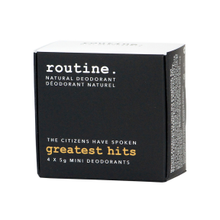 Load image into Gallery viewer, Routine Natural Deodorant MINIS KIT Jars (4 X 5g)