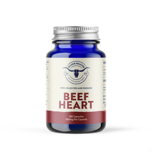 Load image into Gallery viewer, Beef Heart 100% Grass-Fed &amp; Finished 500mg 180Caps