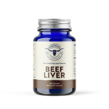 Load image into Gallery viewer, Beef Liver 100% Grass-Fed &amp; Finished 500mg 180Caps