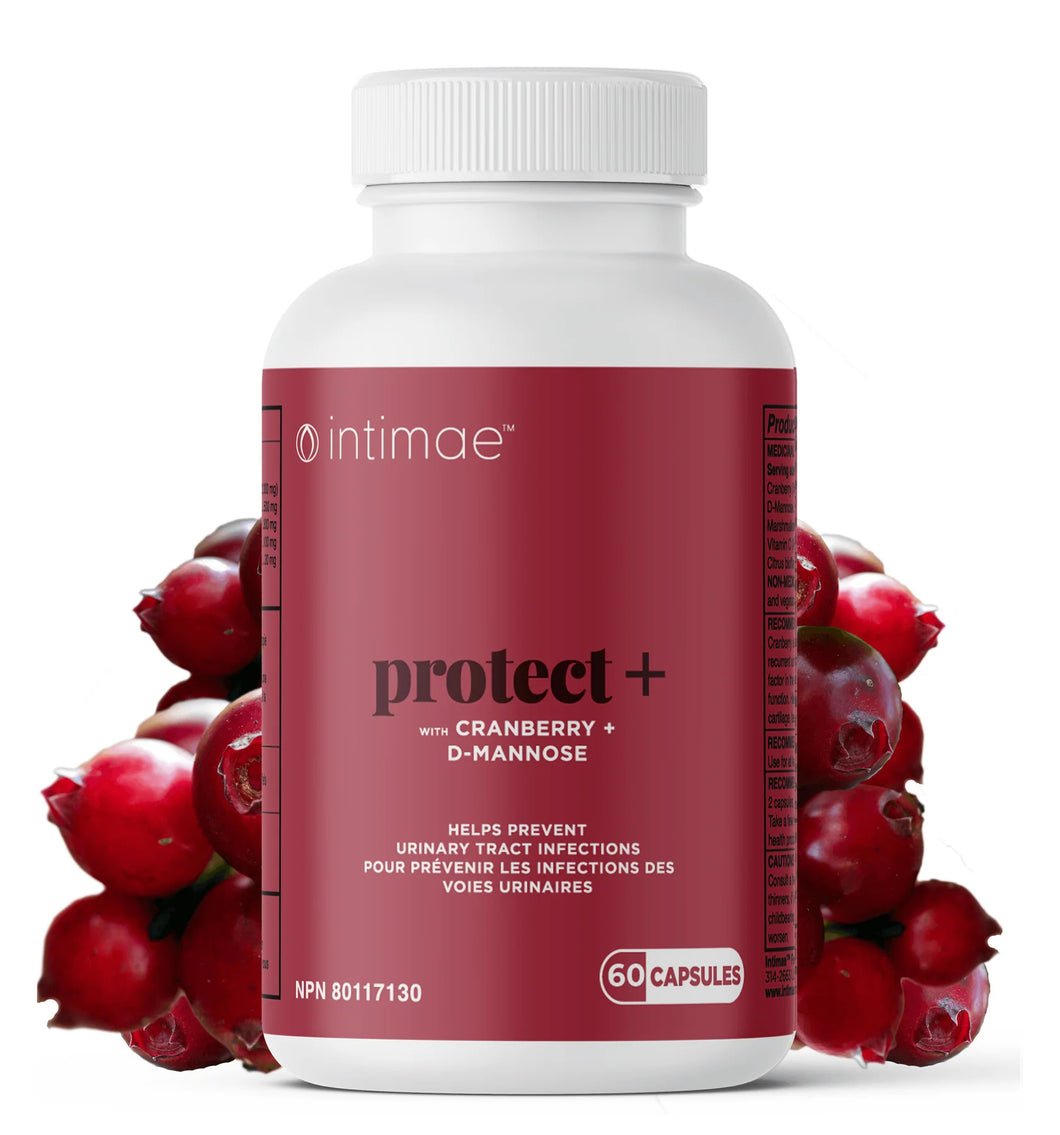protect+ UTI w/Cranberry & D-Mannose 60Caps - Intimae