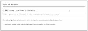 AHCC® Shiitake mushrooms mycelia extract 500mg 60Caps