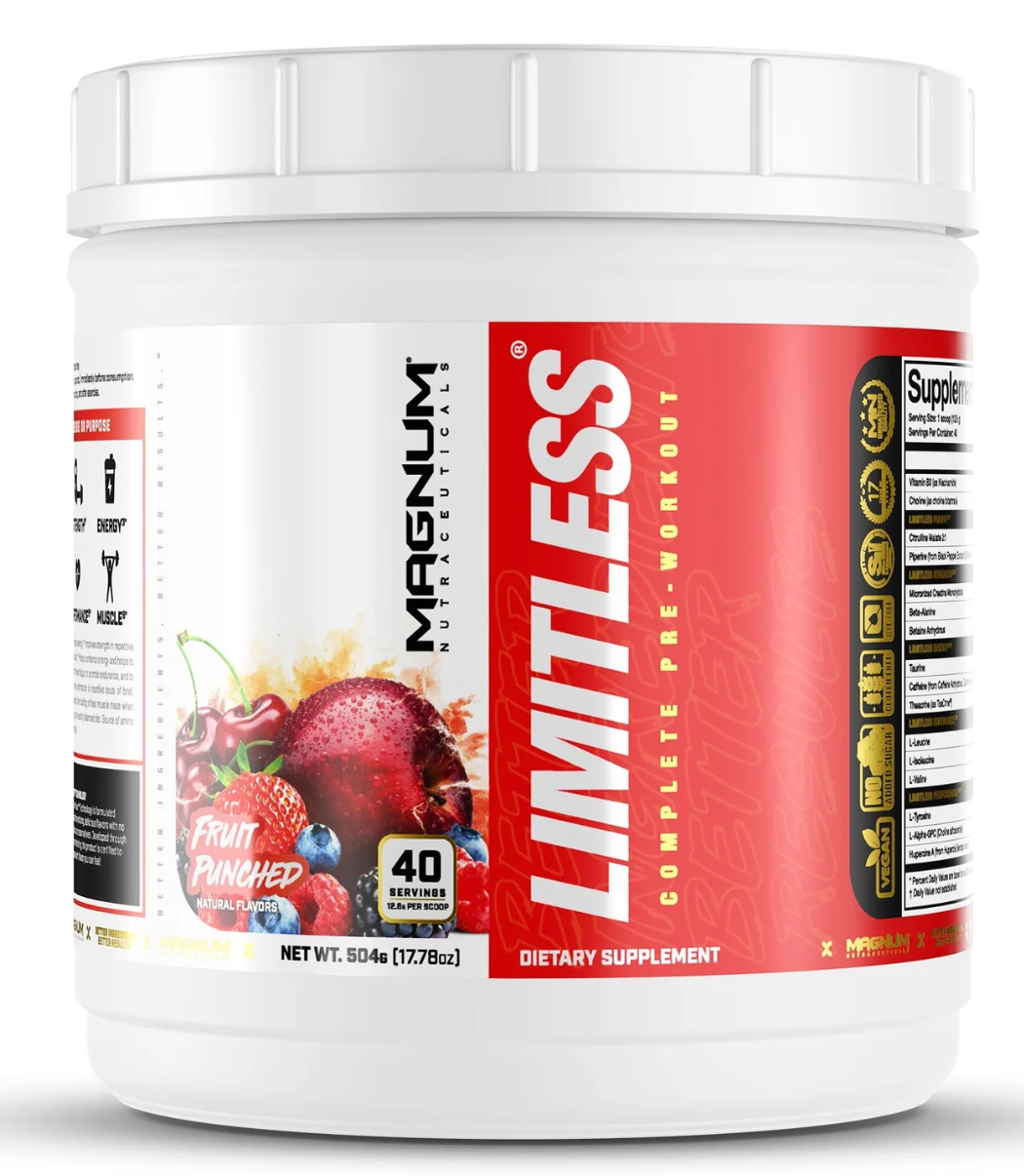 Magnum Limitless Complete Pre-Workout Powder - Magnum Nutraceuticals