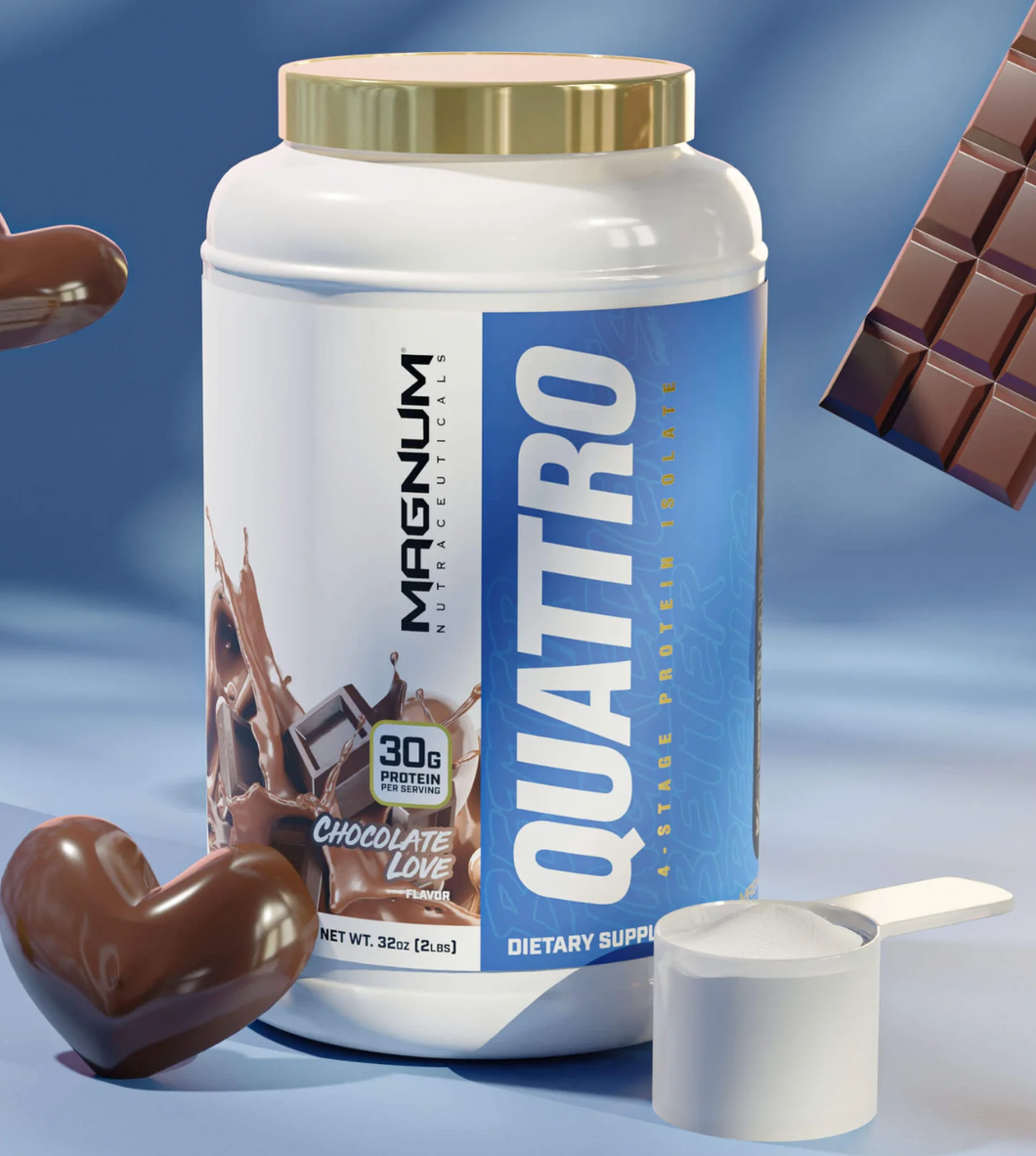 Magnum Quattro Protein Powder 910g