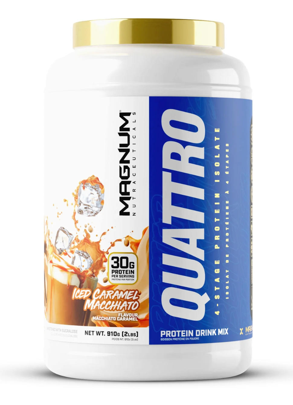 Magnum Quattro Protein Powder 910g