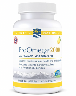 ProOmega 2000mg EPA+DHA Lemon Flavour 60SGels