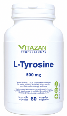 L-Tyrosine 500mg - Vitazan