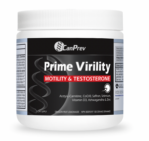 Prime Virility Motility & Testosterone – Powder- Dragon-fruit Lemonade - Canprev