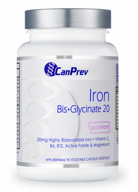 Iron Bis-Glycinate 90VCaps - Canprev