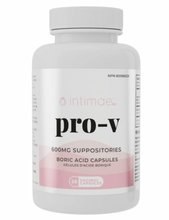 Load image into Gallery viewer, Relieve/Pro-V Boric Acid Suppositories 600mg 28 Vaginal Caps - Intimae