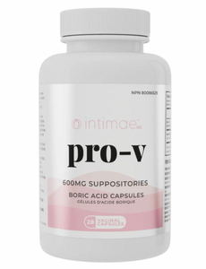 Relieve/Pro-V Boric Acid Suppositories 600mg 28 Vaginal Caps - Intimae