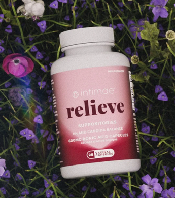 Relieve/Pro-V Boric Acid Suppositories 600mg 28 Vaginal Caps - Intimae