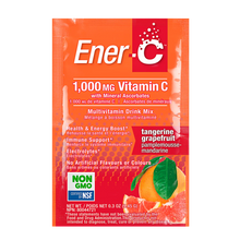 Load image into Gallery viewer, Ener-C Multivitamin Drink Mix Individual Packet 1,000mg of Vitamin C Tangerine Grapefruit