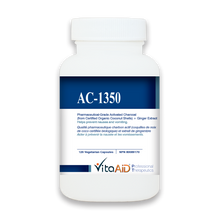 Load image into Gallery viewer, AC-1350 Pharmaceutical-Grade Activated Carbon with Ginger Extract 126Caps - VitaAid