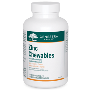 Zinc Chewables Orange 100 Tablets - Genestra