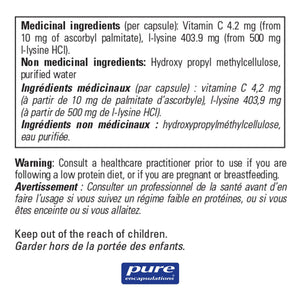 l-Lysine 90VCaps - Pure Encapsulations