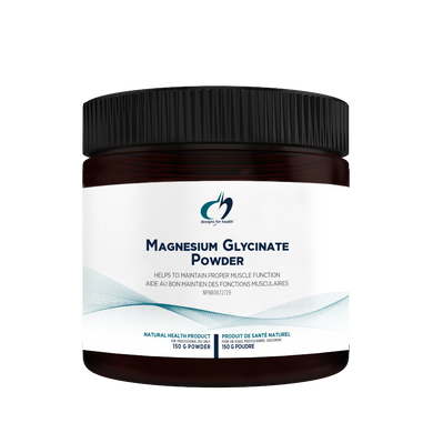 Magnesium Glycinate Powder Unflavoured 150g - Designs for Health