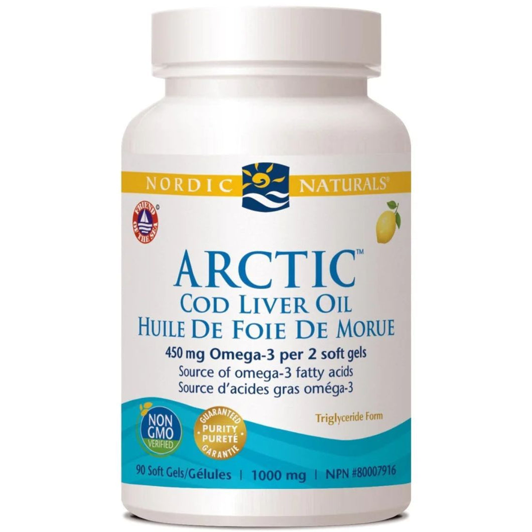 Arctic Cod Liver Oil 90SGels - Nordic Naturals