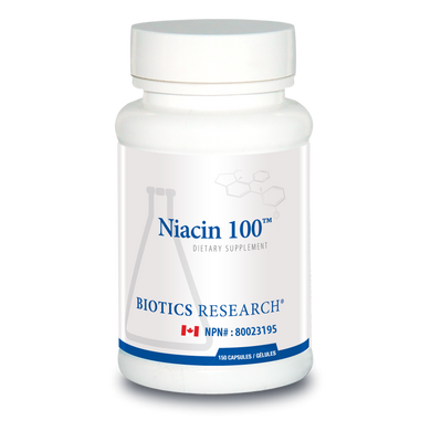 Niacin 100 150Caps - Biotics Research