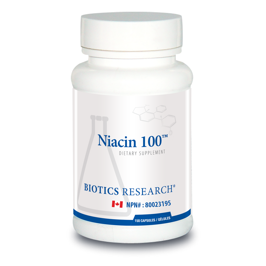 Niacin 100 150Caps - Biotics Research