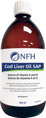 Cod Liver Oil SAP 500mL - NFH