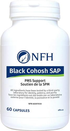 Black Cohosh SAP PMS Support 60Caps - NFH