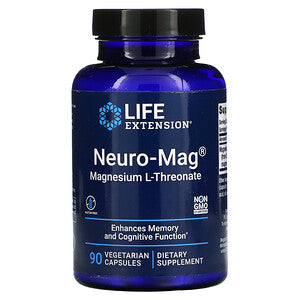 Neuro-Mag® Magnesium L-Threonate 90VCaps - Life Extension