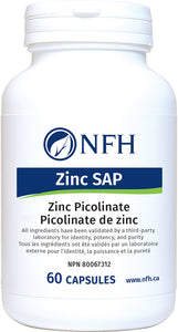 Zinc SAP 60Caps - NFH