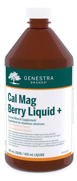 Cal Mag Berry Liquid+ Blueberry 450mL - Genestra