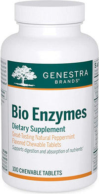 Bio Enzymes 100 Chewable Tablets - Genestra