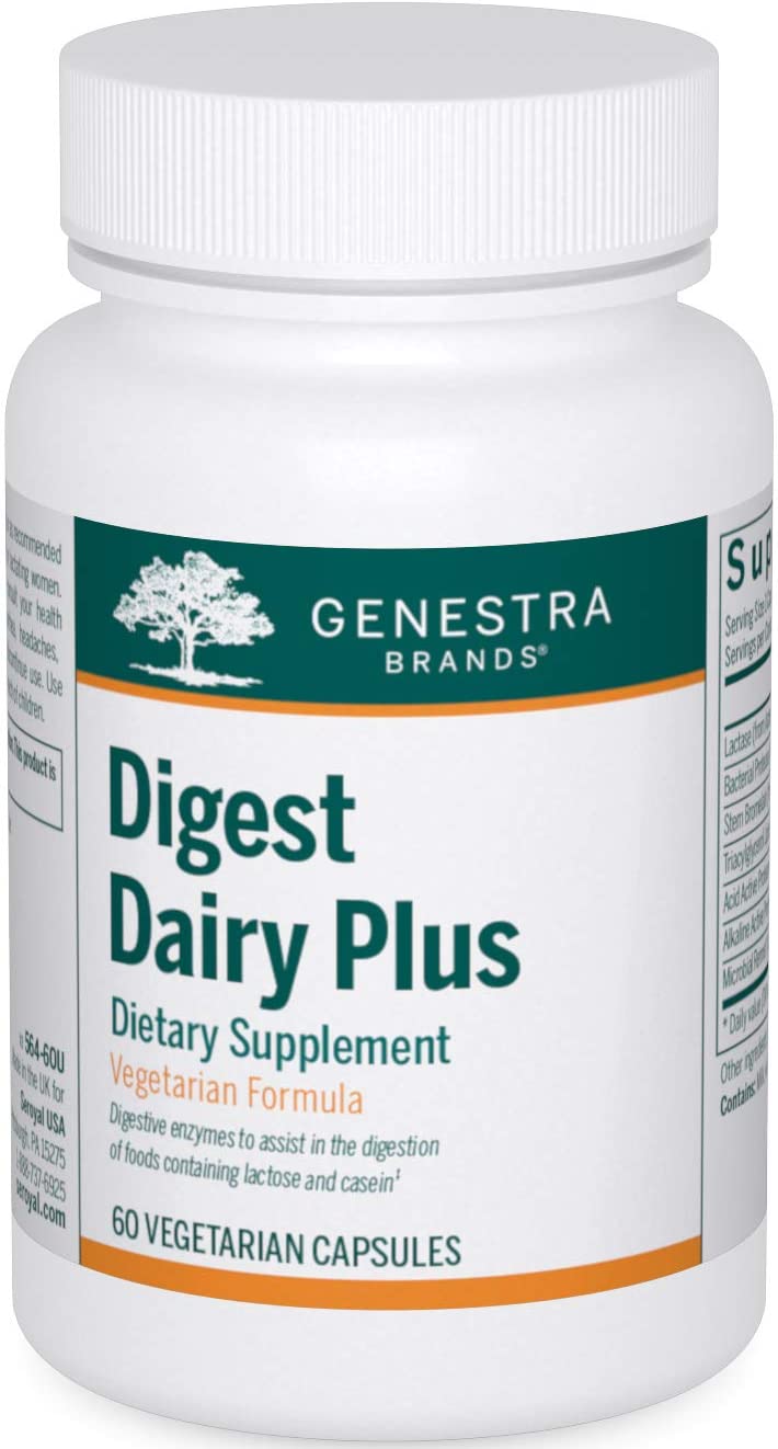 Digest Dairy Plus Enzyme Formula 60VCaps - Genestra