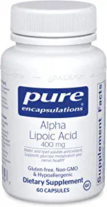 Alpha Lipoic Acid 400mg 60VCaps - Pure Encapsulations