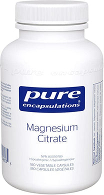 Magnesium (Citrate) 180VCaps  - Pure Encapsulations