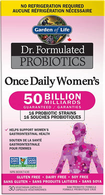 Dr. Formulated Probiotics Once Daily Women's Shelf Stable 50 Billion 30VCaps