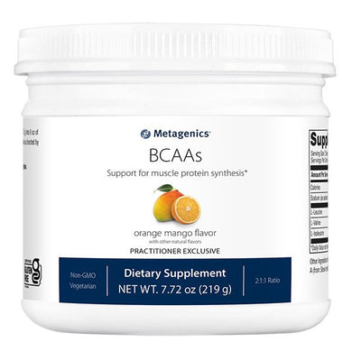 BCAAs Orange Mango Flavour Powder 219g - Metagenics