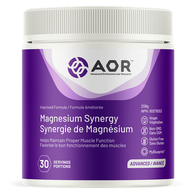 Magnesium Synergy Powder 30 servings 209g - AOR