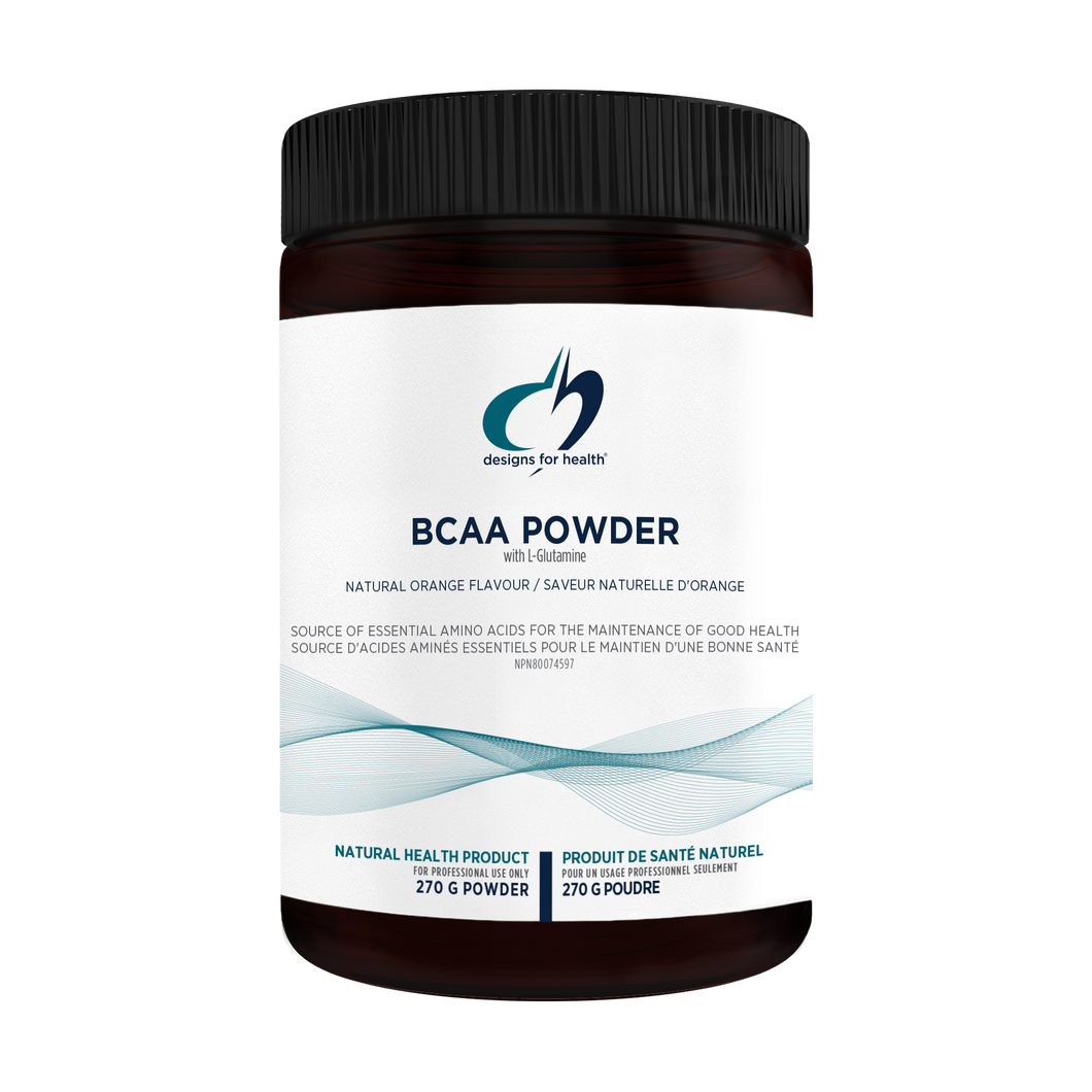 BCAA + L-Glutamine Powder 270g - Designs for Health