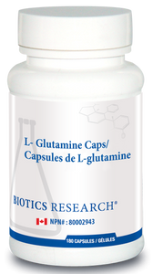 L-Glutamine 180caps - Biotics Research