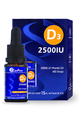 D3 2500IU 15mL liquid - CanPrev