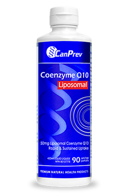 Coenzyme Q10 Liposomal 50mg Peach Flavour Liquid 450mL - CanPrev