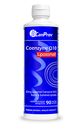 Coenzyme Q10 Liposomal 50mg Peach Flavour Liquid 450mL - CanPrev