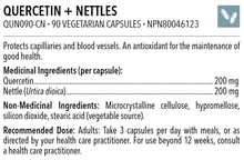 Load image into Gallery viewer, Quercetin + Nettles 90VCaps - Designs for Health