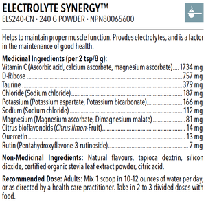 Electrolyte Synergy™ 240g - Designs for Health