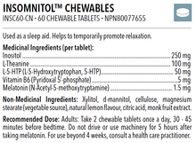 Load image into Gallery viewer, Insomnitol™ Chewables 60Tabs - Designs for Health